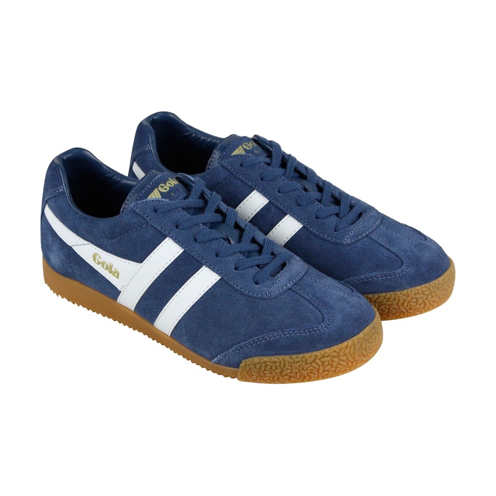 Gola Harrier Suede  in Baltic Blue, Size 9